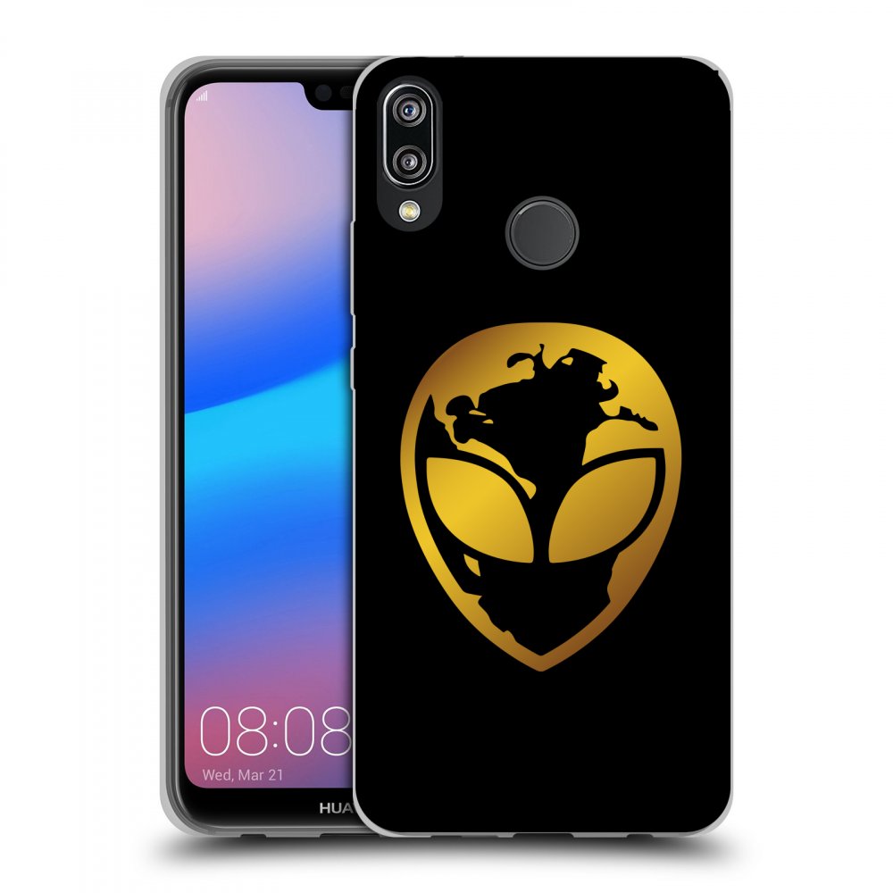 Picasee ULTIMATE CASE pro Huawei P20 Lite - EARTH - Gold Alien 3.0