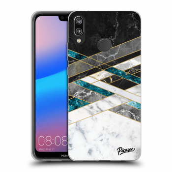 Picasee ULTIMATE CASE pro Huawei P20 Lite - Black & White geometry