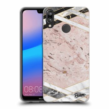 Picasee ULTIMATE CASE pro Huawei P20 Lite - Pink geometry