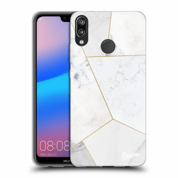 Obal pre Huawei P20 Lite - White tile