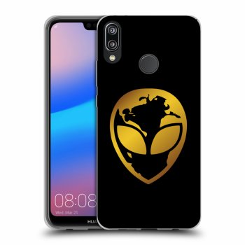Obal pre Huawei P20 Lite - EARTH - Gold Alien 3.0
