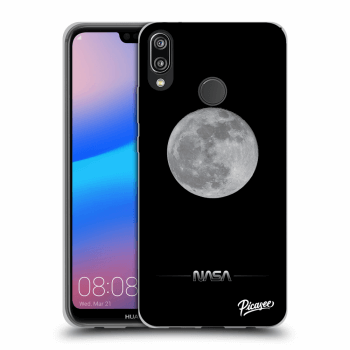 Picasee silikónový čierny obal pre Huawei P20 Lite - Moon Minimal