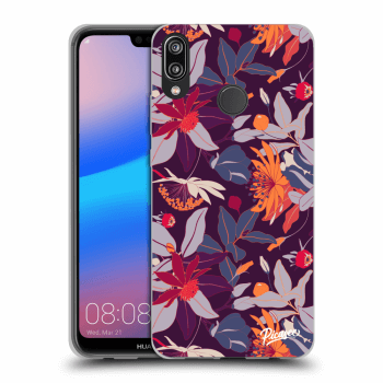 Obal pre Huawei P20 Lite - Purple Leaf