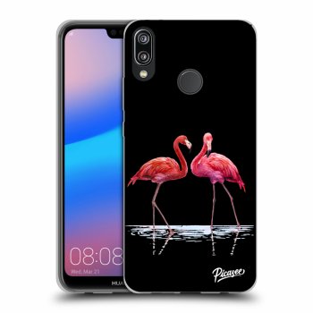 Obal pre Huawei P20 Lite - Flamingos couple