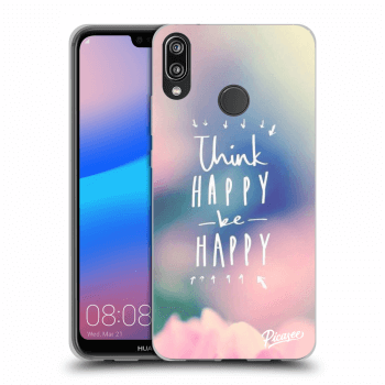 Obal pre Huawei P20 Lite - Think happy be happy