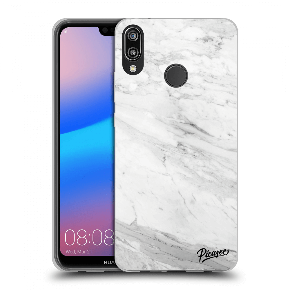 Picasee ULTIMATE CASE pro Huawei P20 Lite - White marble
