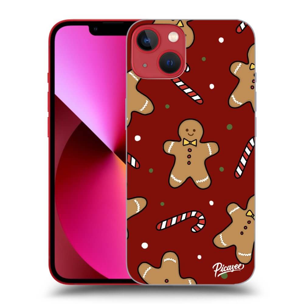 Picasee silikónový čierny obal pre Apple iPhone 14 Plus - Gingerbread 2