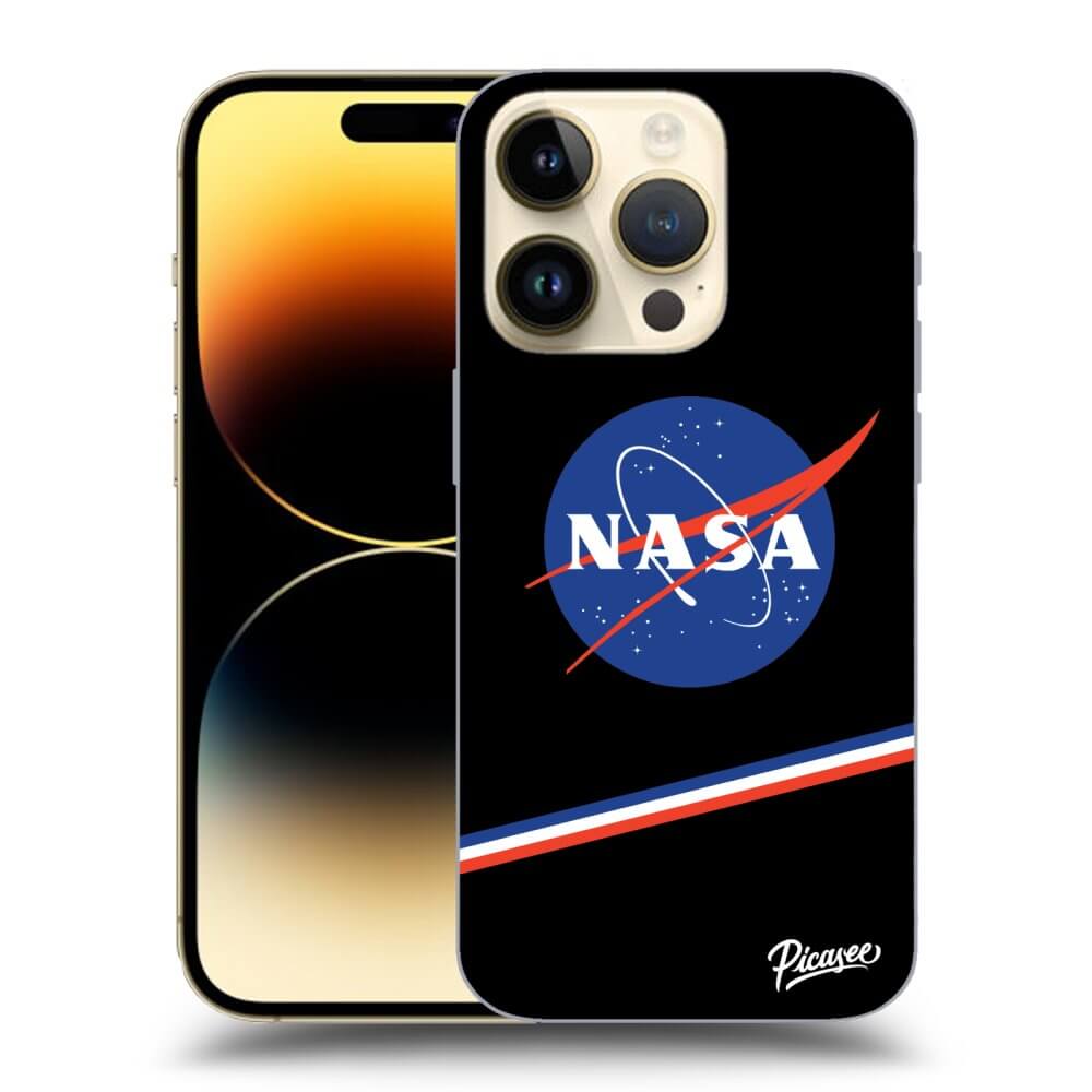 Picasee silikónový prehľadný obal pre Apple iPhone 14 Pro - NASA Original