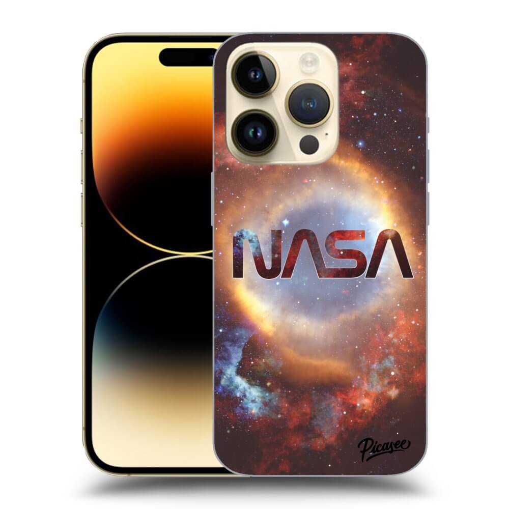 Picasee silikónový čierny obal pre Apple iPhone 14 Pro - Nebula