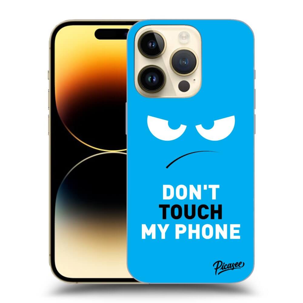 Picasee ULTIMATE CASE pro Apple iPhone 14 Pro - Angry Eyes - Blue