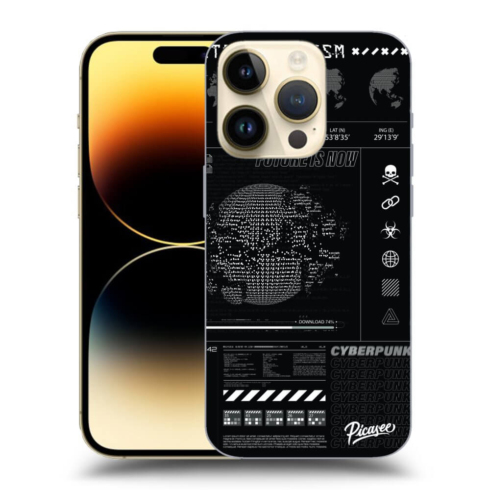 Picasee silikónový prehľadný obal pre Apple iPhone 14 Pro - FUTURE