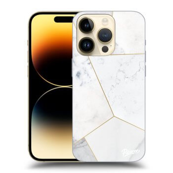 Picasee ULTIMATE CASE pro Apple iPhone 14 Pro - White tile