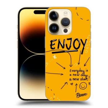 Picasee silikónový prehľadný obal pre Apple iPhone 14 Pro - Enjoy