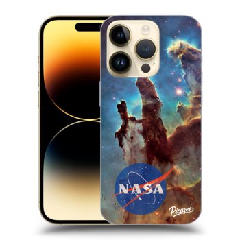 Picasee silikónový prehľadný obal pre Apple iPhone 14 Pro - Eagle Nebula