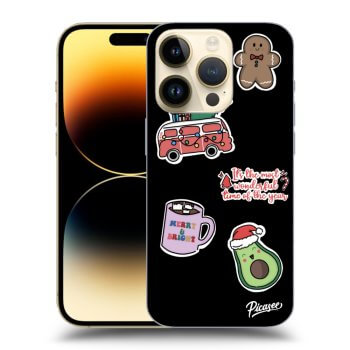 Obal pre Apple iPhone 14 Pro - Christmas Stickers