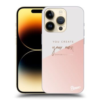 Picasee silikónový prehľadný obal pre Apple iPhone 14 Pro - You create your own opportunities
