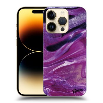 Obal pre Apple iPhone 14 Pro - Purple glitter