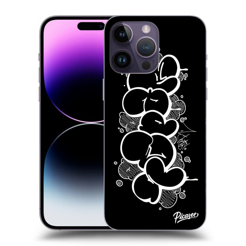 Picasee silikónový prehľadný obal pre Apple iPhone 14 Pro Max - Throw UP