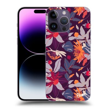 Obal pre Apple iPhone 14 Pro Max - Purple Leaf