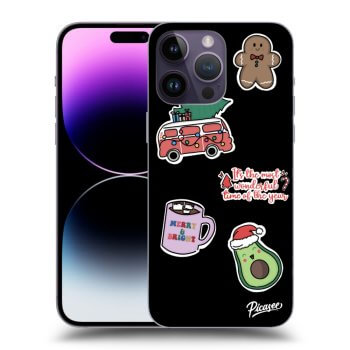 Obal pre Apple iPhone 14 Pro Max - Christmas Stickers