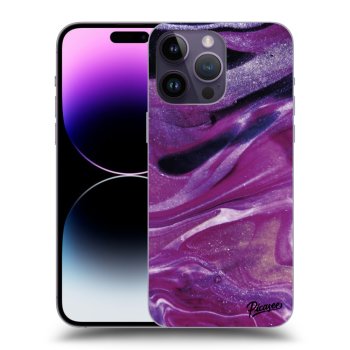 Obal pre Apple iPhone 14 Pro Max - Purple glitter
