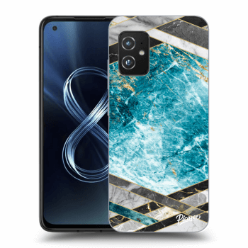 Obal pre Asus Zenfone 8 ZS590KS - Blue geometry