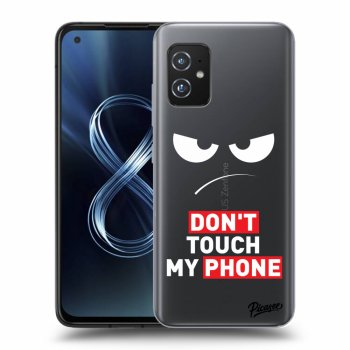 Obal pre Asus Zenfone 8 ZS590KS - Angry Eyes - Transparent