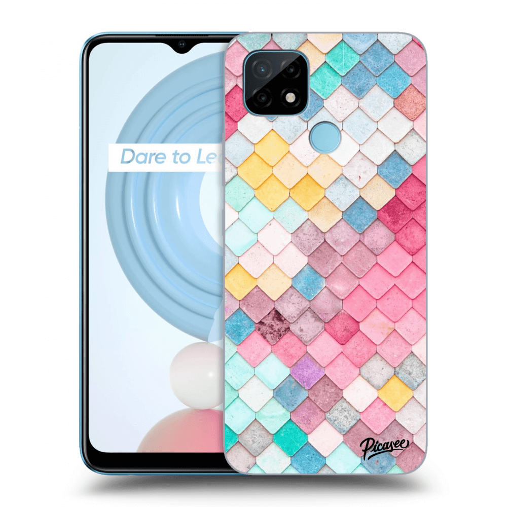Picasee ULTIMATE CASE pro Realme C21Y - Colorful roof