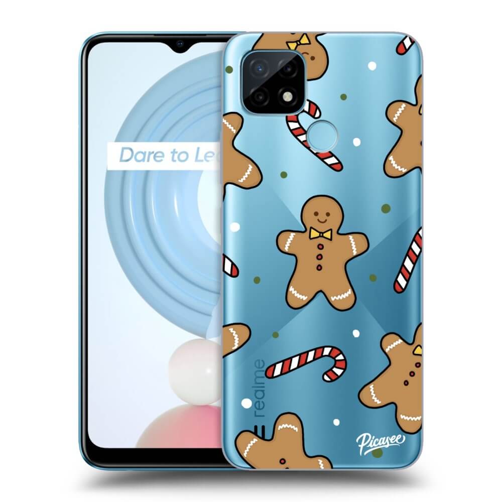 Picasee silikónový prehľadný obal pre Realme C21Y - Gingerbread