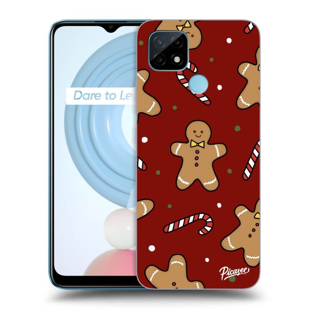 Picasee silikónový prehľadný obal pre Realme C21Y - Gingerbread 2