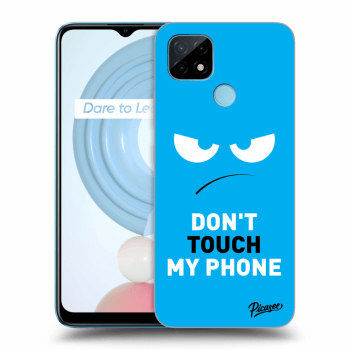 Picasee ULTIMATE CASE pro Realme C21Y - Angry Eyes - Blue