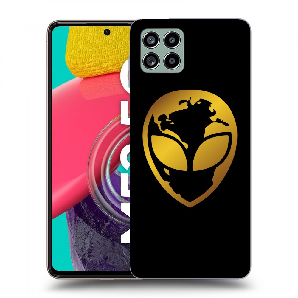 Picasee ULTIMATE CASE pro Samsung Galaxy M53 5G - EARTH - Gold Alien 3.0