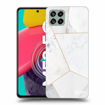 Obal pre Samsung Galaxy M53 5G - White tile