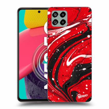 Obal pre Samsung Galaxy M53 5G - Red black