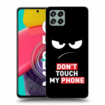 Obal pre Samsung Galaxy M53 5G - Angry Eyes - Transparent