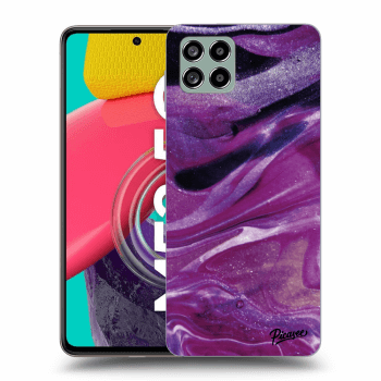 Obal pre Samsung Galaxy M53 5G - Purple glitter