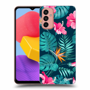 Picasee ULTIMATE CASE pro Samsung Galaxy M13 M135F - Pink Monstera