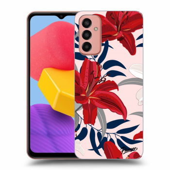 Obal pre Samsung Galaxy M13 M135F - Red Lily