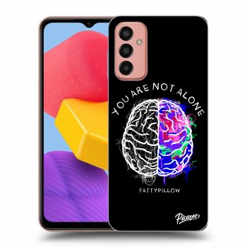 Obal pre Samsung Galaxy M13 M135F - Brain - White