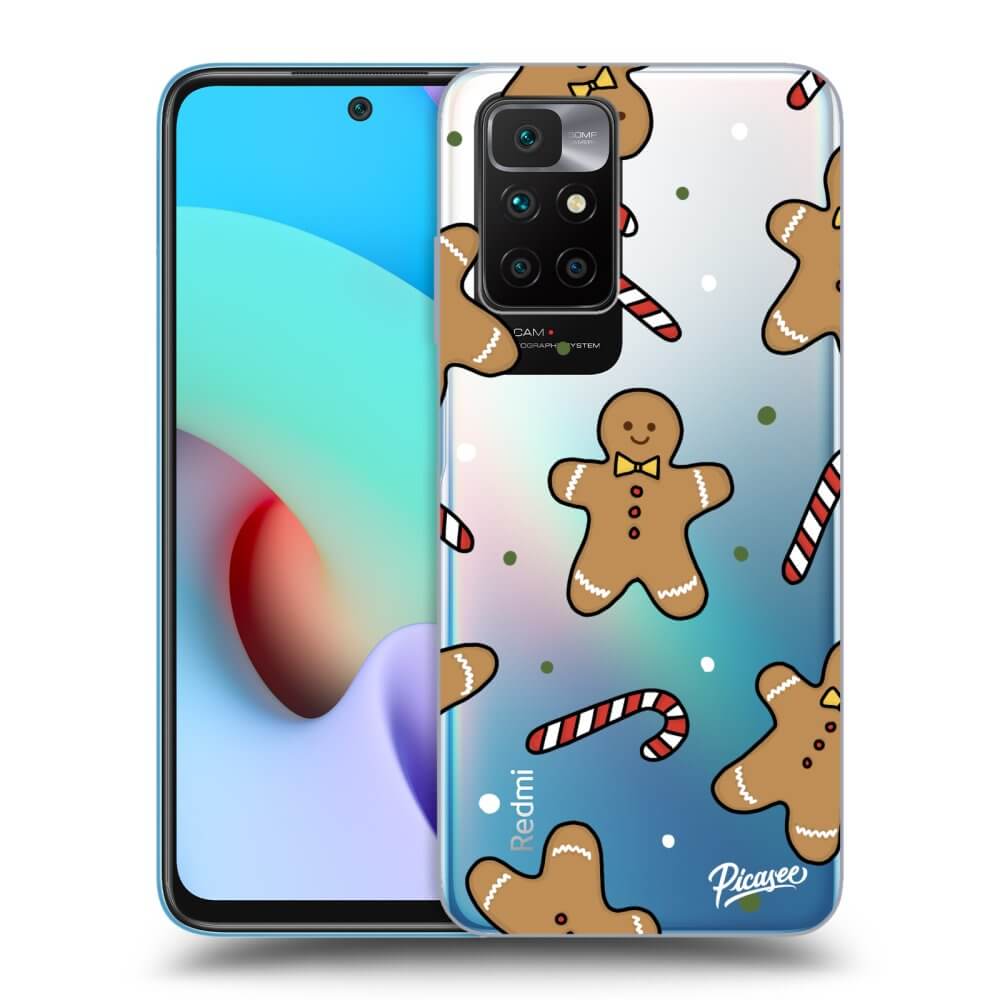 Picasee silikónový prehľadný obal pre Xiaomi Redmi 10 (2022) - Gingerbread