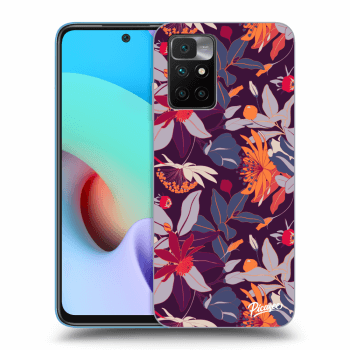 Obal pre Xiaomi Redmi 10 (2022) - Purple Leaf