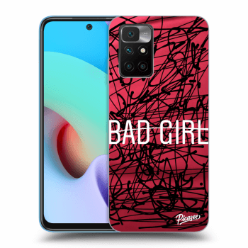 Picasee silikónový čierny obal pre Xiaomi Redmi 10 (2022) - Bad girl