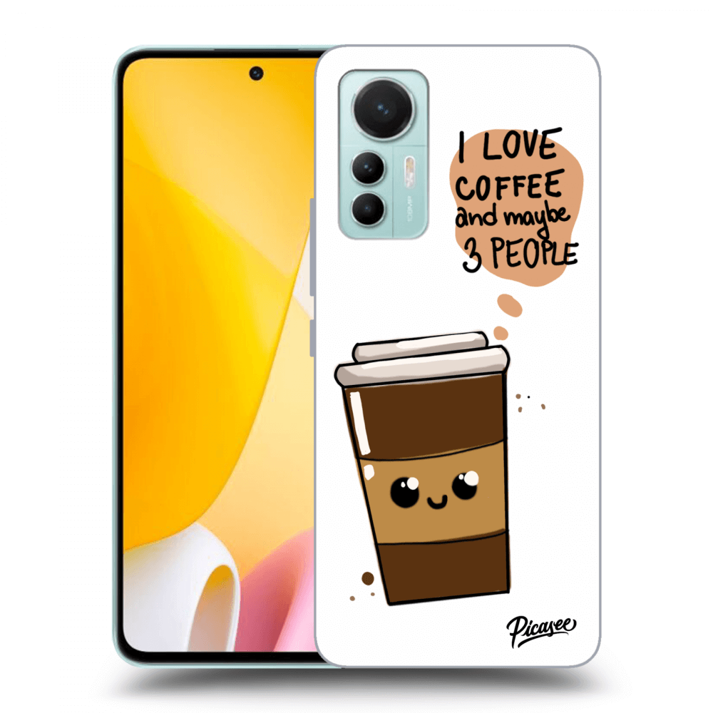 Picasee silikónový prehľadný obal pre Xiaomi 12 Lite - Cute coffee