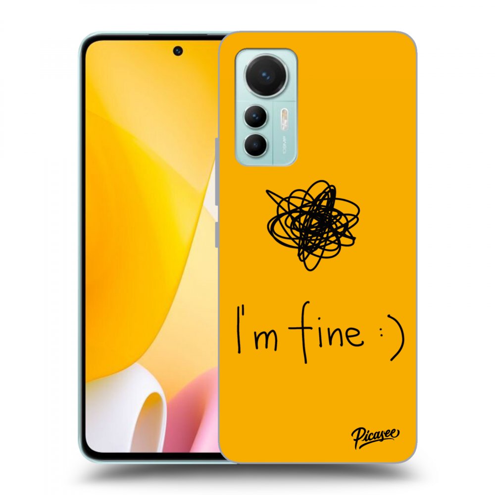Picasee ULTIMATE CASE pro Xiaomi 12 Lite - I am fine