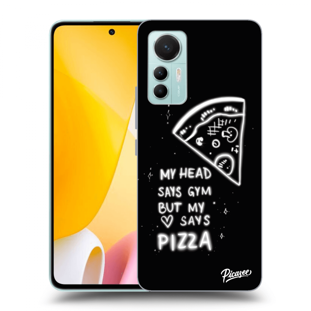 Picasee silikónový prehľadný obal pre Xiaomi 12 Lite - Pizza