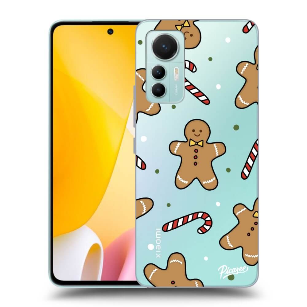 Picasee silikónový prehľadný obal pre Xiaomi 12 Lite - Gingerbread
