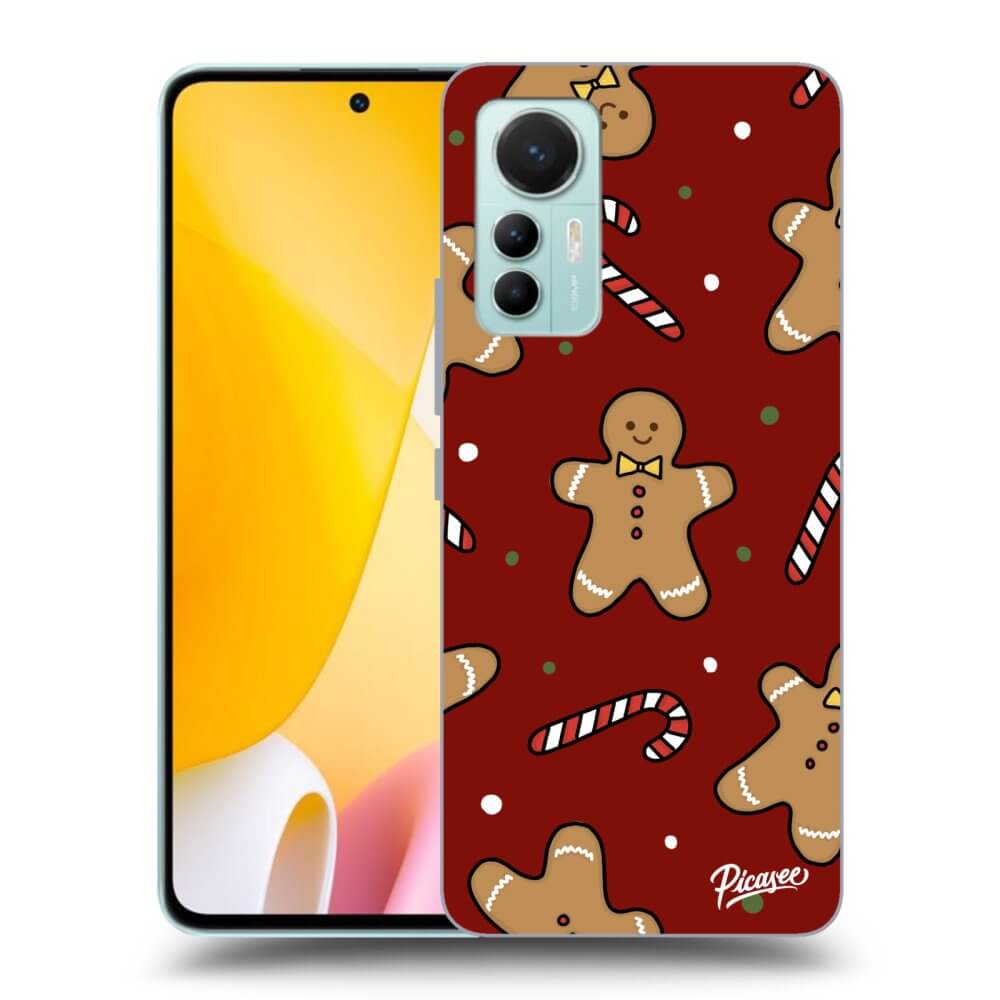 Picasee silikónový prehľadný obal pre Xiaomi 12 Lite - Gingerbread 2