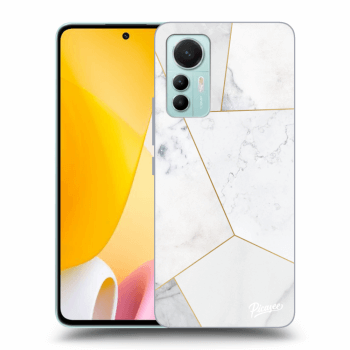 Obal pre Xiaomi 12 Lite - White tile