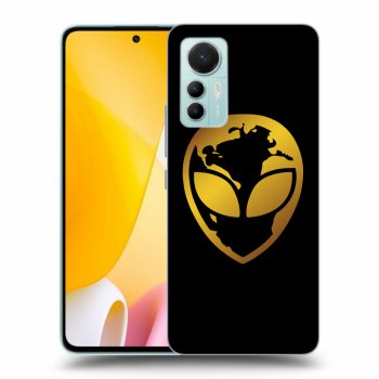 Obal pre Xiaomi 12 Lite - EARTH - Gold Alien 3.0