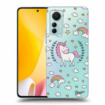 Picasee silikónový prehľadný obal pre Xiaomi 12 Lite - Unicorn star heaven